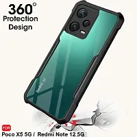 Mobiclonics Back Cover For Poco X5 pro 5g - Black-thumb2