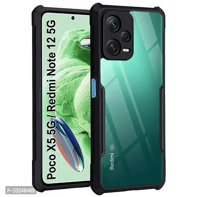 Mobiclonics Back Cover For Poco X5 pro 5g - Black-thumb2