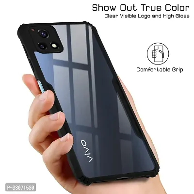 Mobiclonics Back Cover For Vivo Y72 5g - Black-thumb3