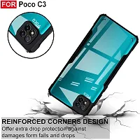 Mobiclonics Back Cover For Poco C3 - Black-thumb2