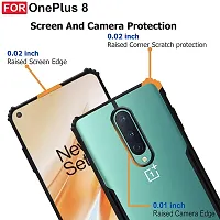 Mobiclonics Eagle Back Cover For OnePlus 8 - Black-thumb3