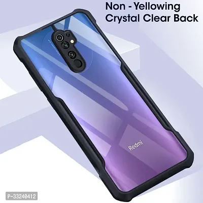 Mobiclonics Back Cover For Redmi 9 prime - Black-thumb3