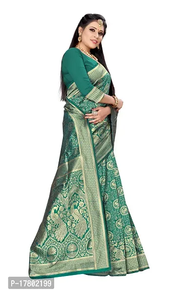 Embellished Banarasi Jacquard Saree-thumb3