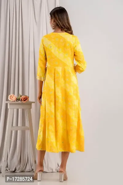 Women Stylish Rayon A-Line Kurta-thumb2