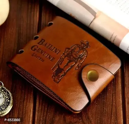 Stylish Leatherette Balini Brown Wallets For Men