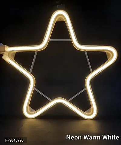 Star Design Neon LED Light For Room And Home Decoration, Ac Plug And Play-thumb0