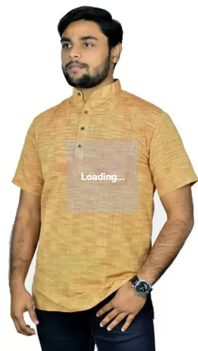 Reliable Solid Mid Length Kurta For Men