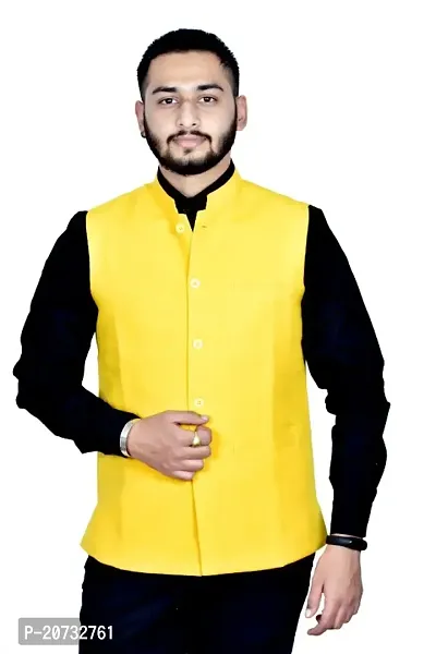 Yellow coloured Modi Jacket-thumb0