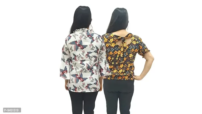 Iconic Deeva Wide New Range of Women's Top Girl's Tops, Casual Wear Top's, Designer Stylish Printed Women Tops-thumb2