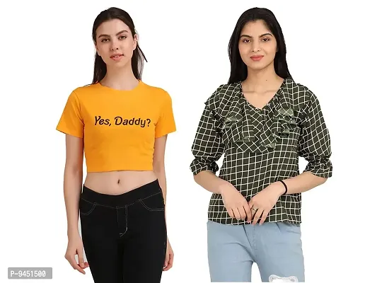 Iconic Deeva Girls Top Combo, Casual & Formal Wear Tops for Women