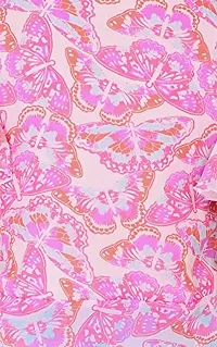Iconic Deeva Women Printed Top in Georgette Fabric, Girl's Designer Top Tees-thumb4