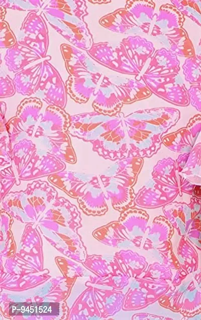 Iconic Deeva Women Printed Top in Georgette Fabric, Girl's Designer Top Tees-thumb5