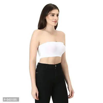 Iconic Deeva Tube Bra for Women, White Tube Bra for Girls-thumb3