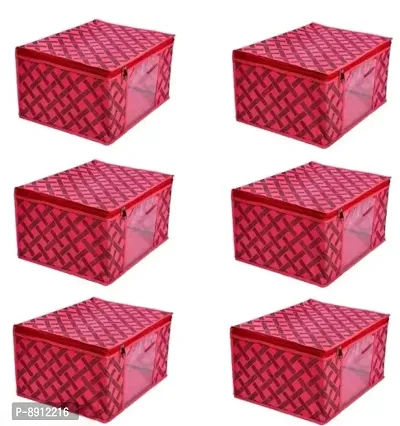 Best Quality Saree Cover Storage Covers (Set of 6)- Home organizer-thumb0