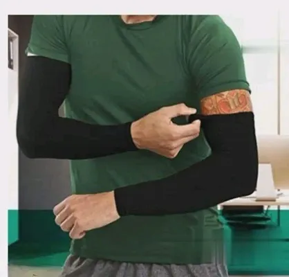 Attractive Arm sleeves gloves for men and women-(pair of 1)