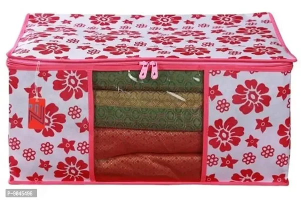 Trendy designer Saree Cover Storage Bags organizer combo( pack of 6)-thumb4