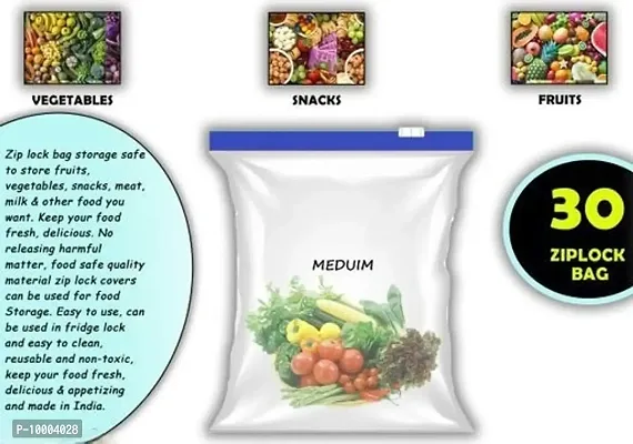 Zip lock bags store for vegetables