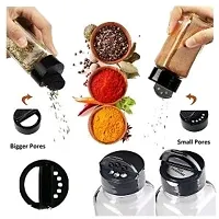 Oil Dispenser Bottle for Kitchen,Oil 500ml Pack Of 2,Spice Jar 120ml Pack Of 4, Oil Brush-1,Spatula-1Combo (Pack Of 8)-thumb3