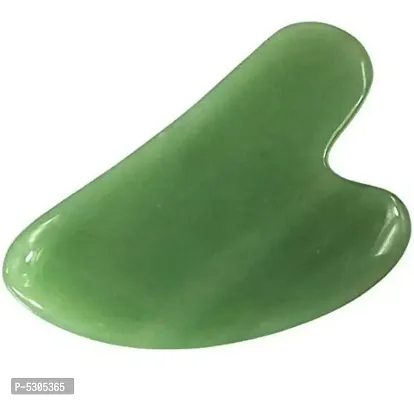 Natural Jade Stone Gua Sha Massage Tool for Facial Skincare | Natural Healing Stone for Facial Microcirculation | Boost Radiance of Complexion | Anti-aging Beauty Therapy for Skin