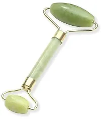 Zingpang Smooth Facial Roller & Massager Natural Massage Jade Stone for Face Eye Neck Foot Massage Tool (Green)-thumb3