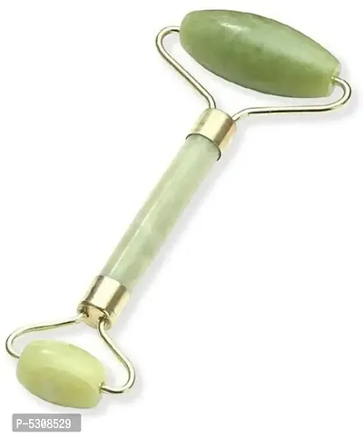 Ajoom Smooth Facial Roller & Massager Natural Massage Jade Stone for Face Eye Neck Foot Massage Tool (Green)-thumb4