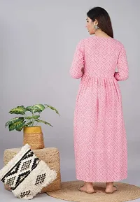 A-Line Pink  Rayon Kurta For Women-thumb2