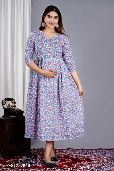 Indo-western Pink  Viscose Rayon Gown For Women
