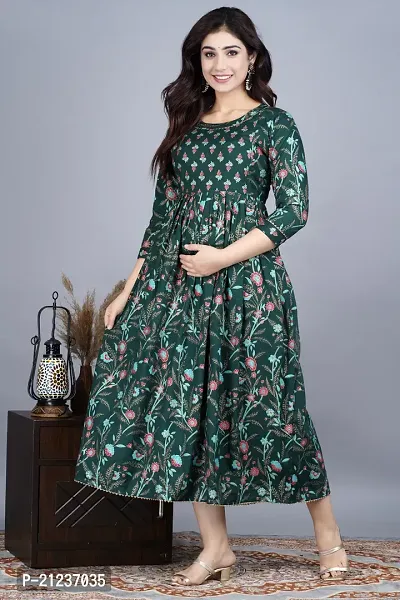 Indo-western Multicoloured  Viscose Rayon Gown For Women-thumb3