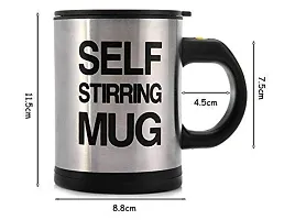 Self-Stirring Mug For Auto Mixing Coffee, Milk, Tea-thumb1