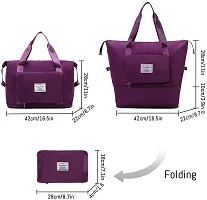 Foldable Travelling Duffel Bag (Purple Color, Pack of 1)-thumb3