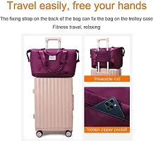 Foldable Travelling Duffel Bag (Purple Color, Pack of 1)-thumb4