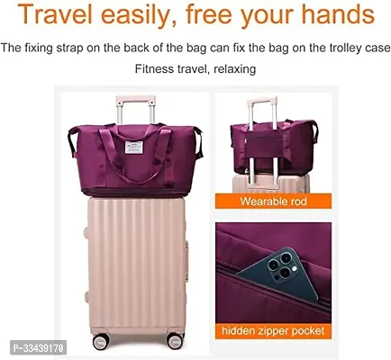 Foldable Travelling Duffel Bag (Purple Color, Pack of 1)-thumb5