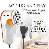 Nova Electric Corded Lint Remover/Shaver For Winter Woolen Clothes, Fabrics, Upholstery, Carpet-thumb2