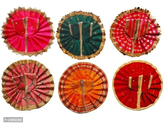 Madhurya Enterprises Laddu Gopal ji Poshak Collection Multicolour for Size-2 for Janmashtami, diwali | Cotton Dress | Silk Dress | Dress For Bal Gopal | color and design may vary