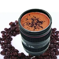 Camera Lens Shaped Coffee Mug Flask With Lid-thumb1