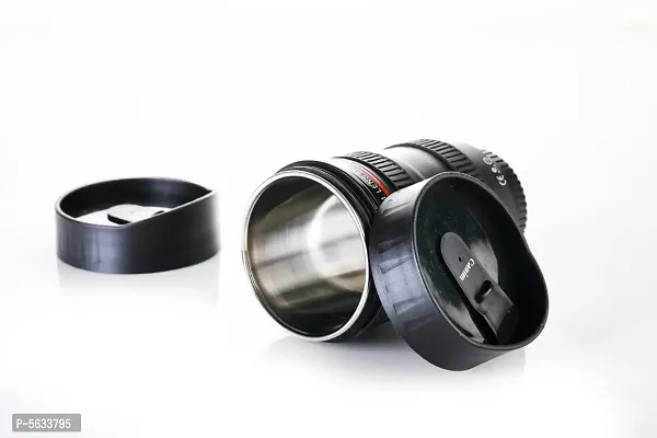 Camera Lens Shaped Coffee Mug Flask With Lid-thumb4