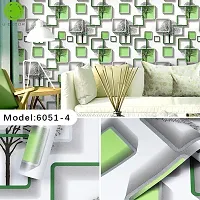 Green Boxes Self Adhesive Wallpaper 200X45 CM-thumb3