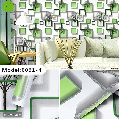 Green Boxes Self Adhesive Wallpaper 200X45 CM-thumb4