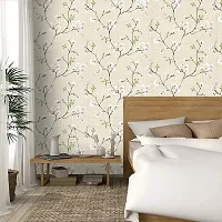 LC White Lilies Self Adhesive Wallpaper 200X45CM-thumb2