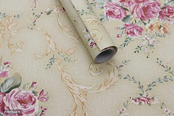 LC Vintage Rose Self Adhesive Wallpaper 200X45CM-thumb0