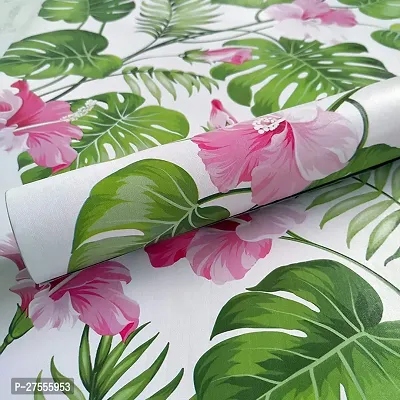 LC Big Leaves Self Adhesive Wallpaper 200X45CM-thumb0