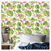 LC Big Leaves Self Adhesive Wallpaper 200X45CM-thumb1