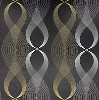 LC Geometric Waves Self Adhesive Wallpaper 200X45CM Approx 9.68 SQ FT-thumb4