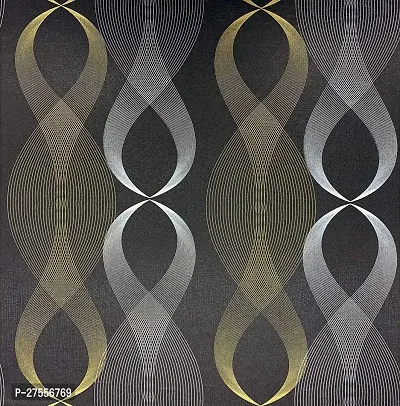 LC Geometric Waves Self Adhesive Wallpaper 200X45CM Approx 9.68 SQ FT-thumb5