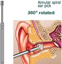 (Easy Kart)  Combo Pack OF Earwax removal Tool and 400 Ear Cleaning Wooden Swabs for Removing Ear Wax 100% Cotton-thumb2