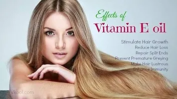Vitamin E Capsule for Glowing Face, Skin and Hair Nutrition (30 Capsules)(  10*3) Strips-thumb2