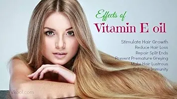 Vitamin E Capsule for Glowing Face, Skin and Hair Nutrition (50 Capsules) (10*3) Strips-thumb1