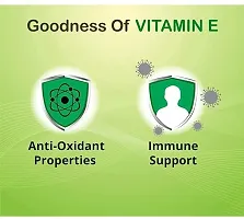 Vitamin E Capsule for Glowing Face, Skin and Hair Nutrition (50 Capsules) (10*3) Strips-thumb3