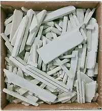 (Easy Kart)  slate  Pencil with 25 Box Crispy And crunchy.Slate Chalk Pencil,Saleti (Pack Of 500Pcs/25 Box) Natural White Limestone-thumb1