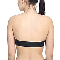 Women Strapless Heavily Padded with Transparent Back Bra (Pack of 1)-thumb4